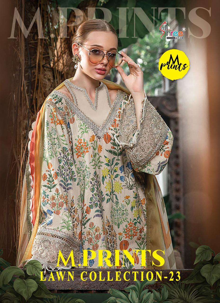 M Prints Lawn Collection-23